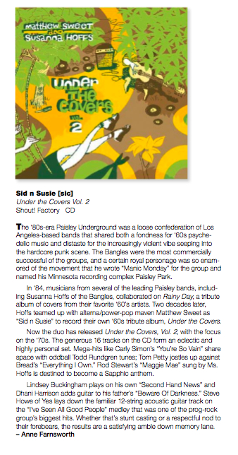 Sid n Susie CD Review