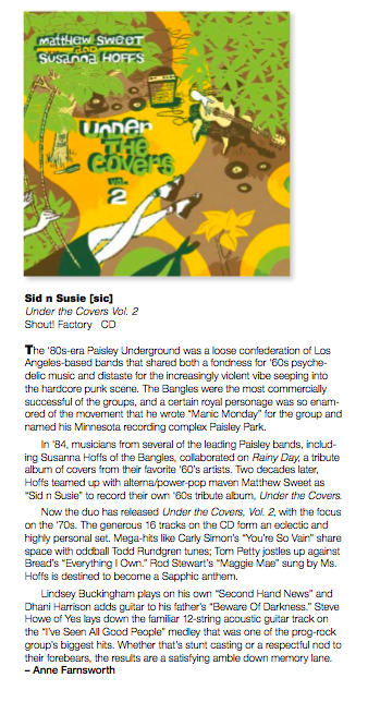 Sid n Susie CD Review